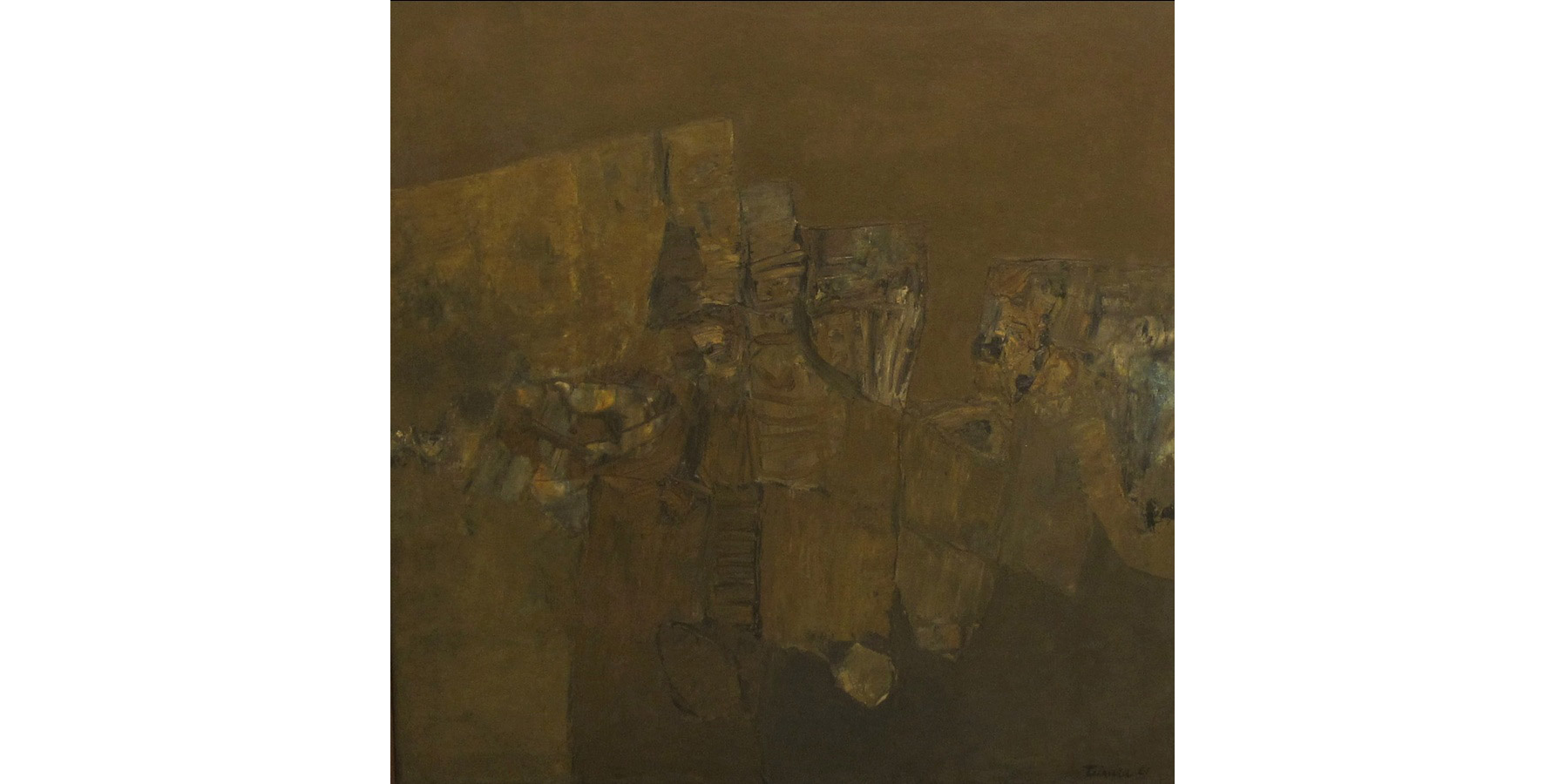 Alberto Teixeira Óleo sobre tela 1961 83x83cm