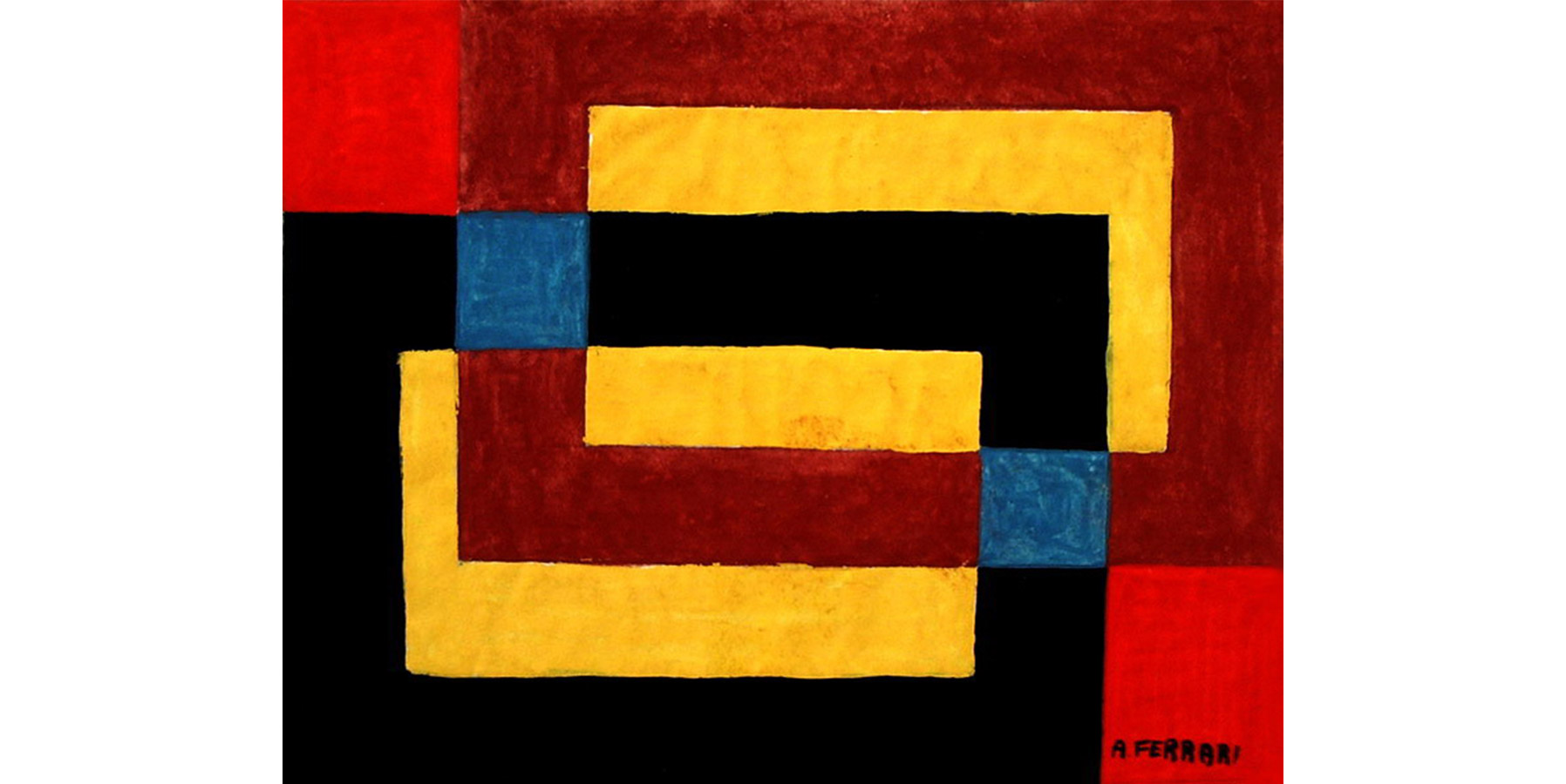 Arnaldo Ferrari Guache sobre cartão Dec 50 16x20cm