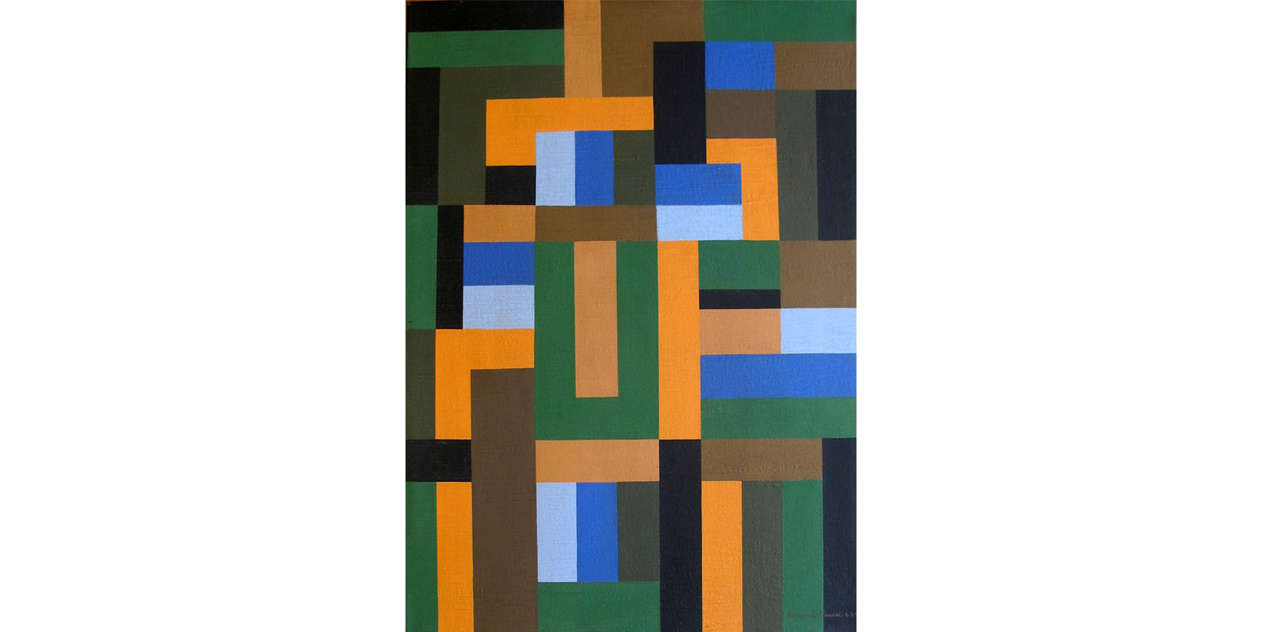 Arnaldo Ferrari Óleo sobre tela 1966 70x50cm