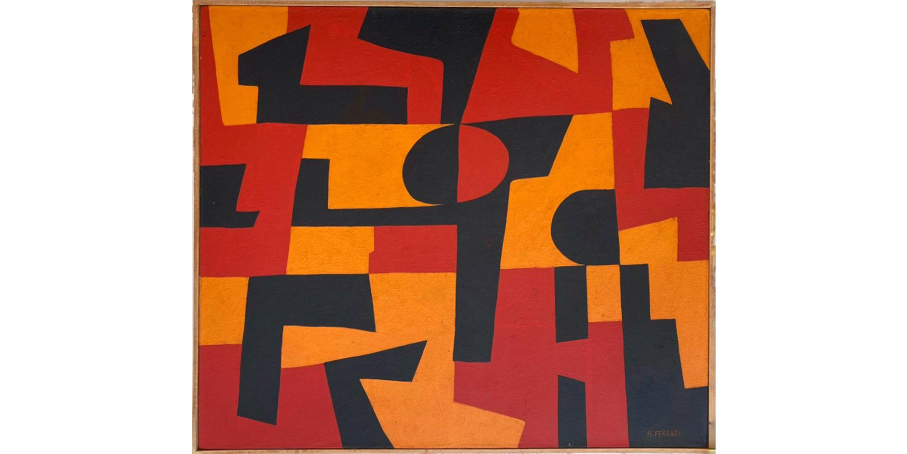 Arnaldo Ferrari Óleo sobre tela Dec 60 50X60cm