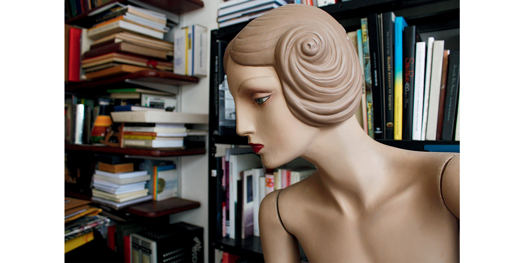 Boris Kossoy At the Library São Paulo 2010 40x60cm moldura 90x90cm