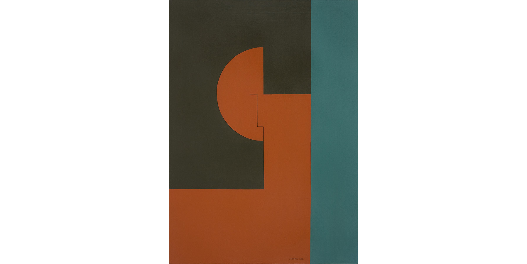 Dionísio del Santo Cabeça Têmpera sobre tela 1979 70x50cm