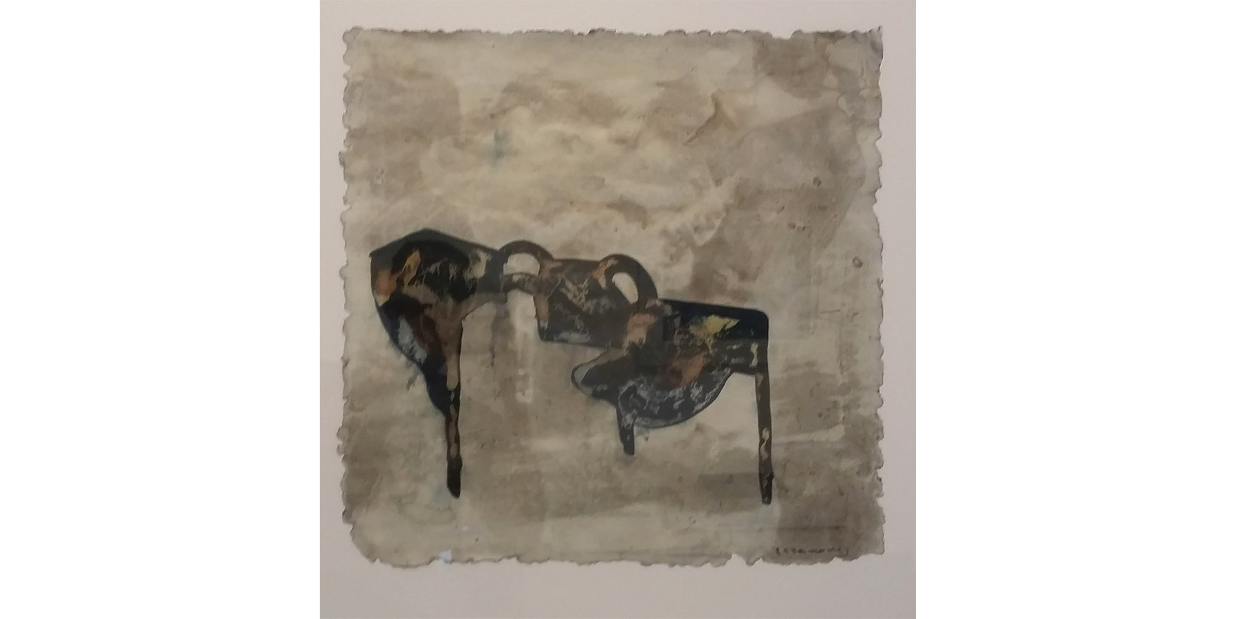 Esteve Casanoves Técnica mista Piano 50x50cm