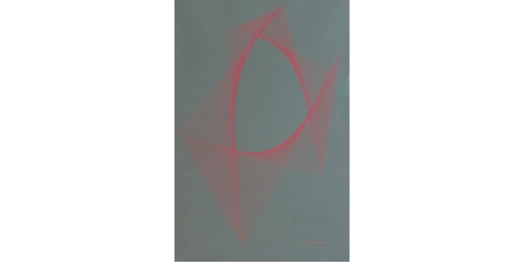 João José Costa Guache sobre cartão 1953 50x35cm