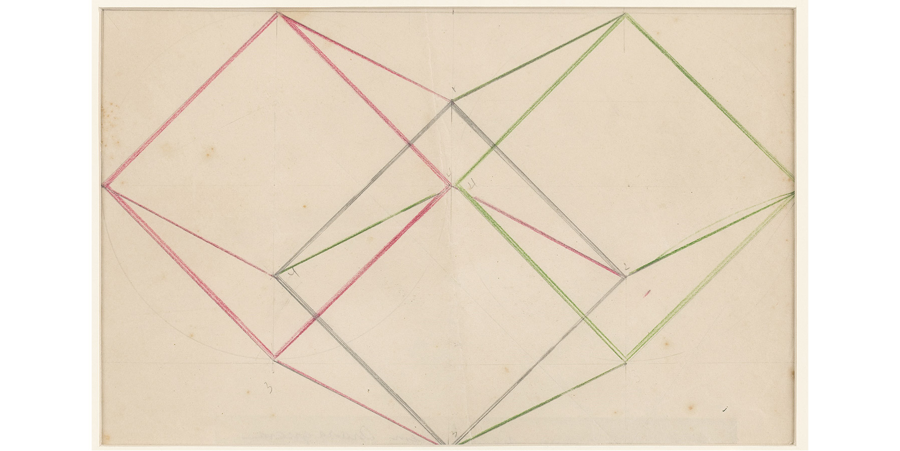 Judith Lauand Estudo para painel de Araraquara Desenho Dec 50 15x24cm