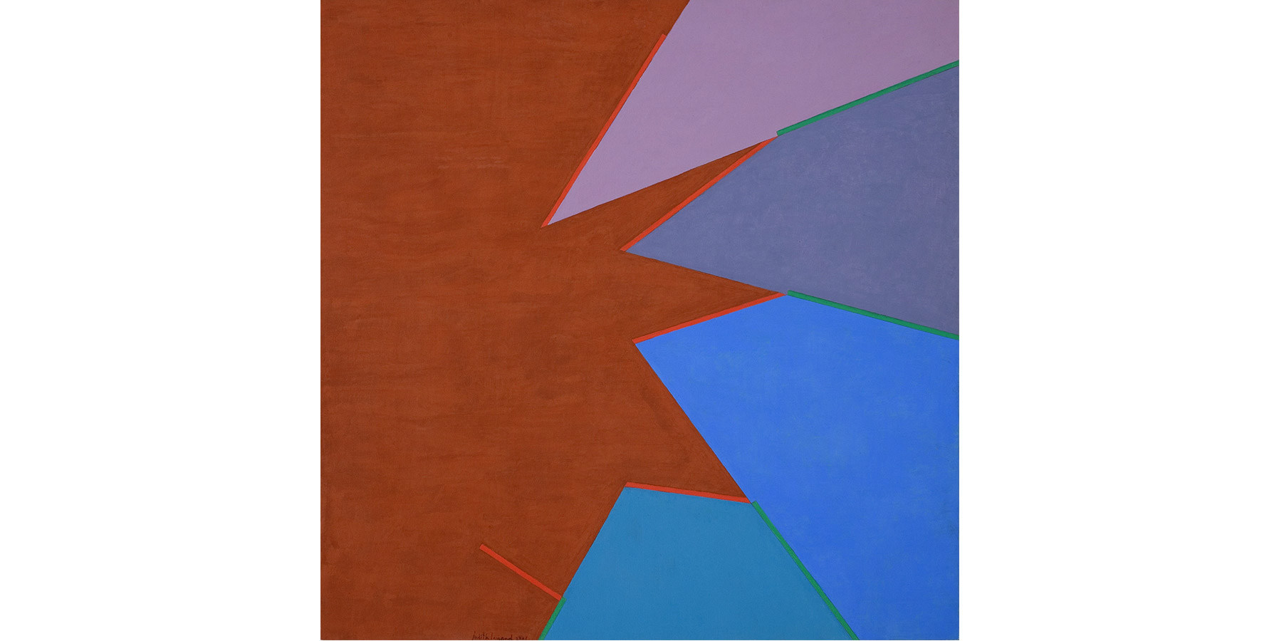 Judith Lauand Óleo sobre tela 2001 80x80cm