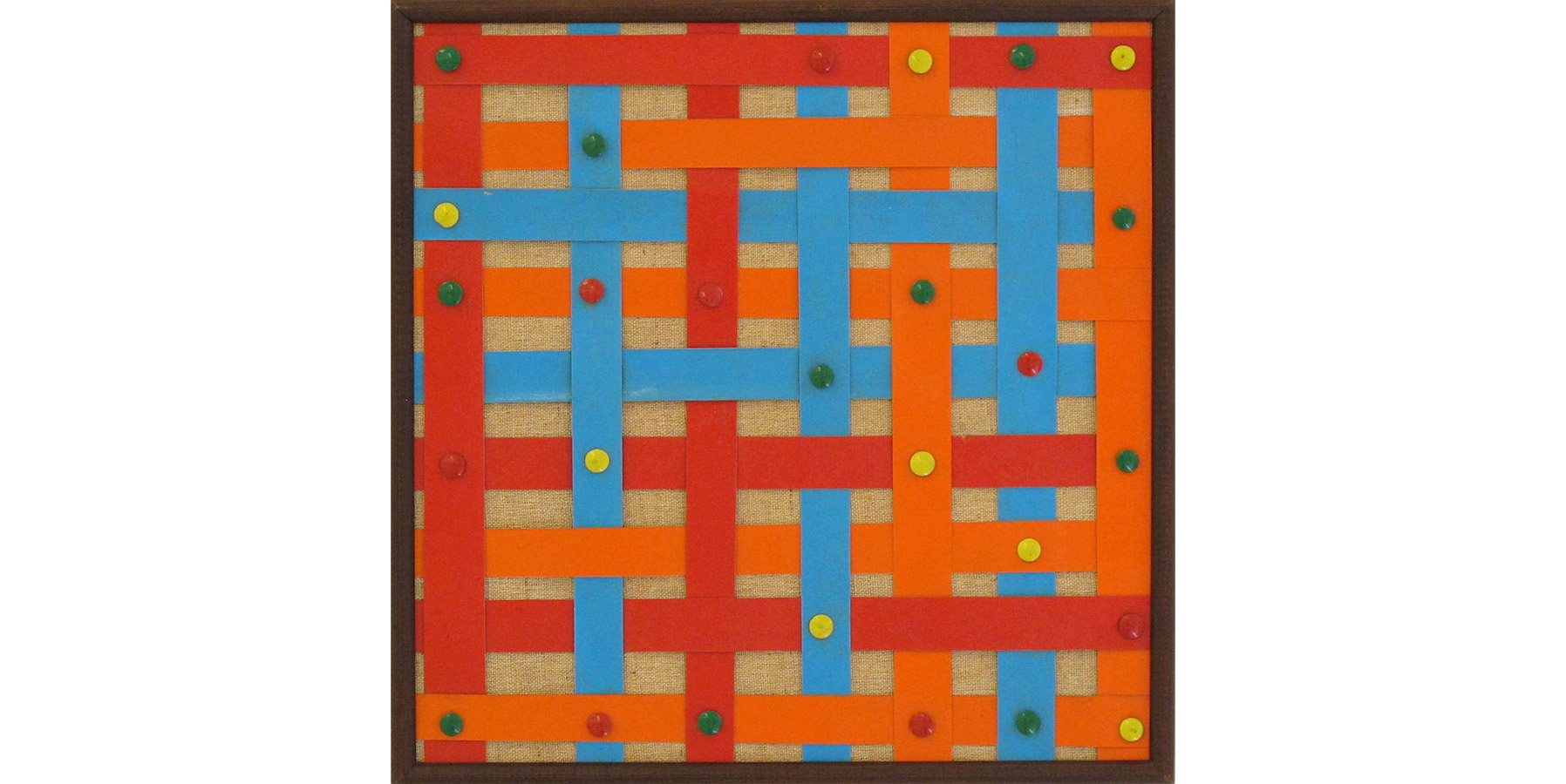 Judith Lauand Tachinhas sobre tela 1965 30x30cm