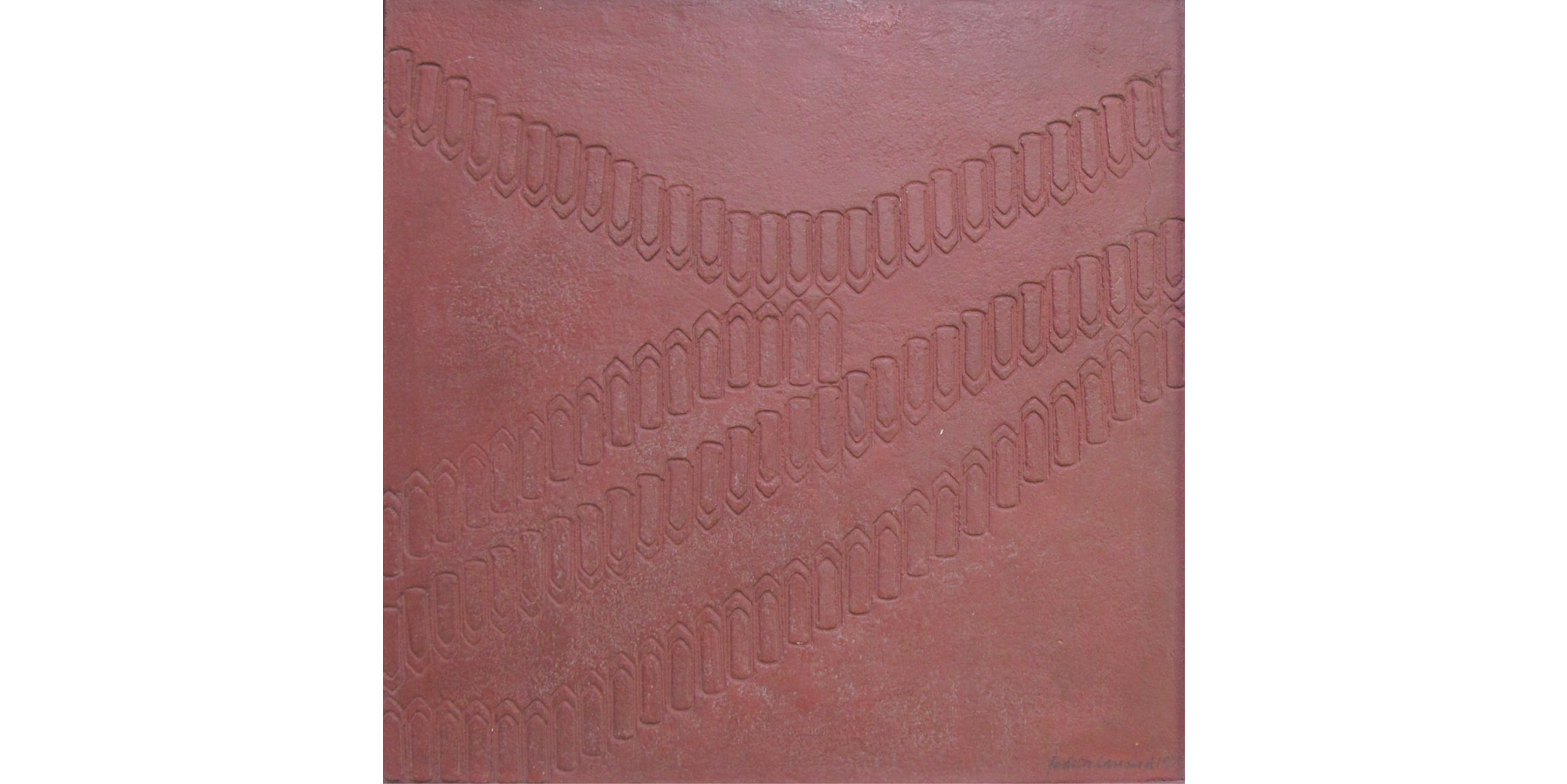 Judith Lauand Tempera sobre reboco 1965 31x31cm