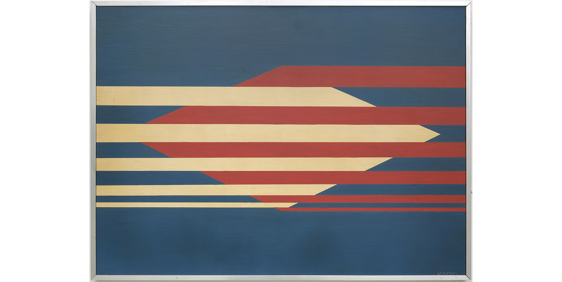 Lothar Charoux Horizontais Tinta óleo sobre madeira Dec 60 52x71cm