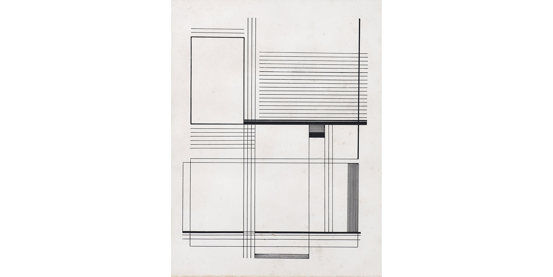 Lothar Charoux S.T Nanquim sobre cartão Dec 50 36x28cm