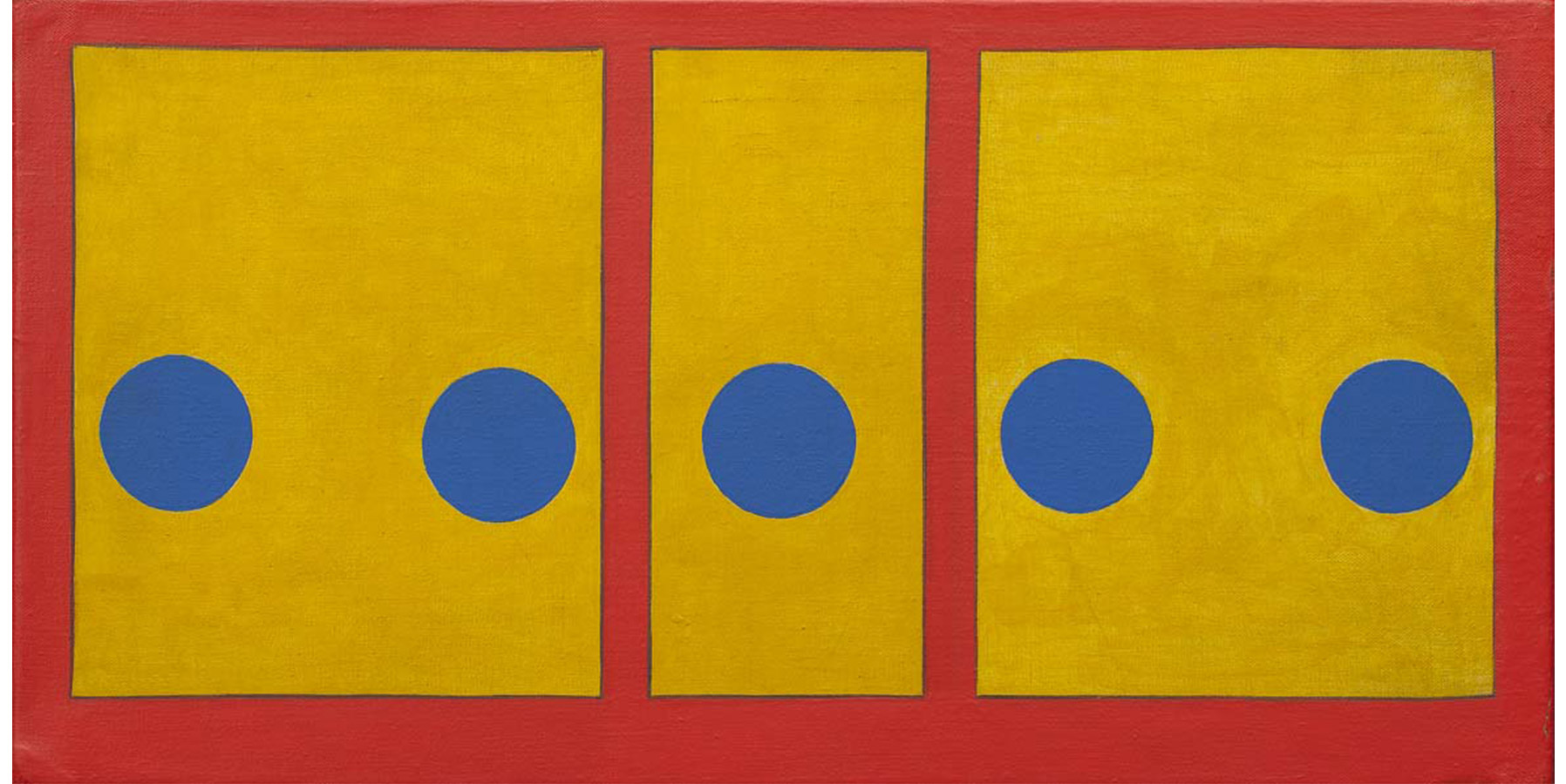 Manuel Alvarez Los unos para los otros Acrílica sobre tela 1973 26x51cm