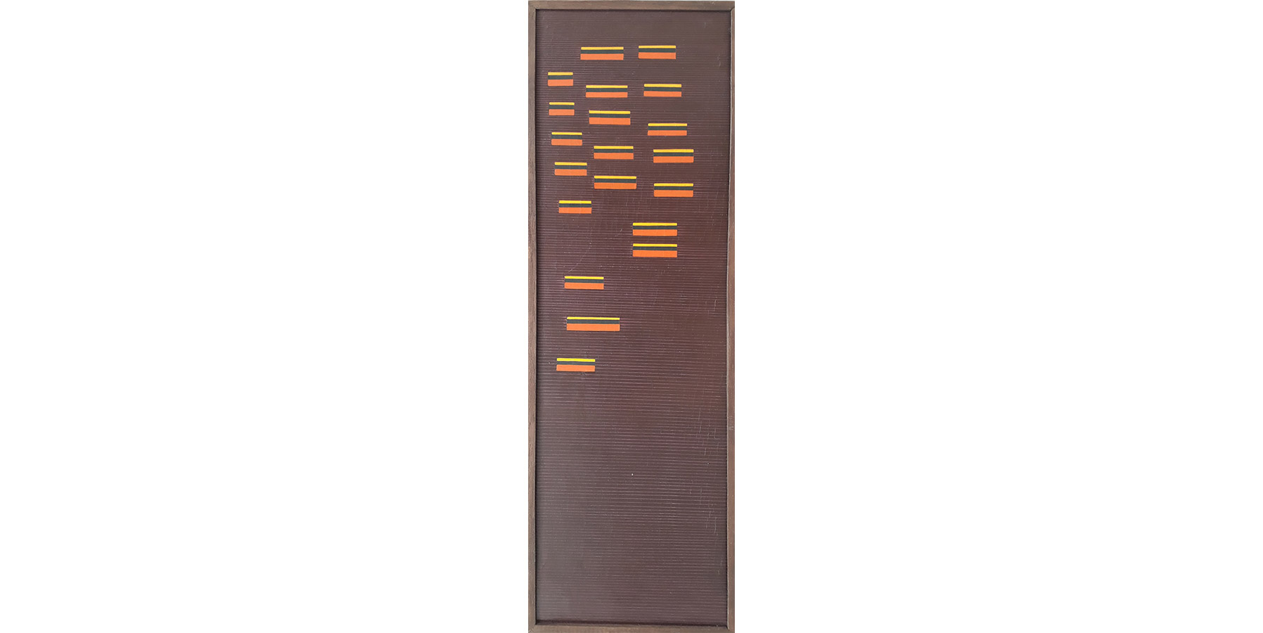 Manuel Alvarez Óleo sobre madeira 1959 72x20cm