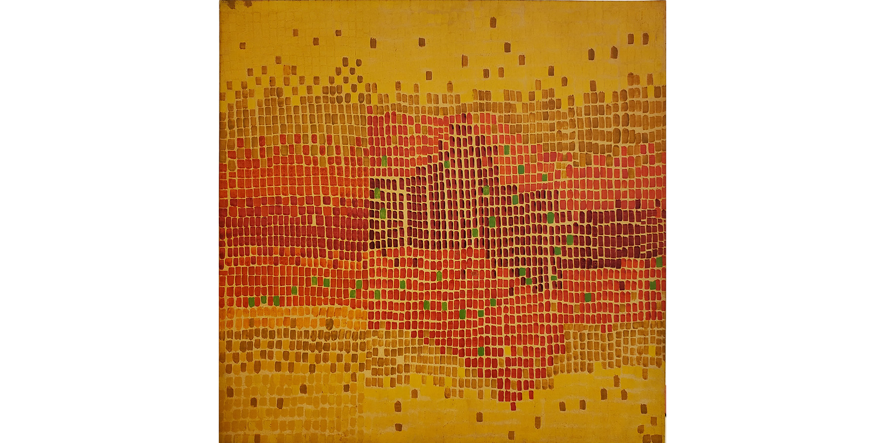 Maurício Nogueira Lima Reticulas Óleo e têmpera vinílica sobre madeira 1959 61x61cm