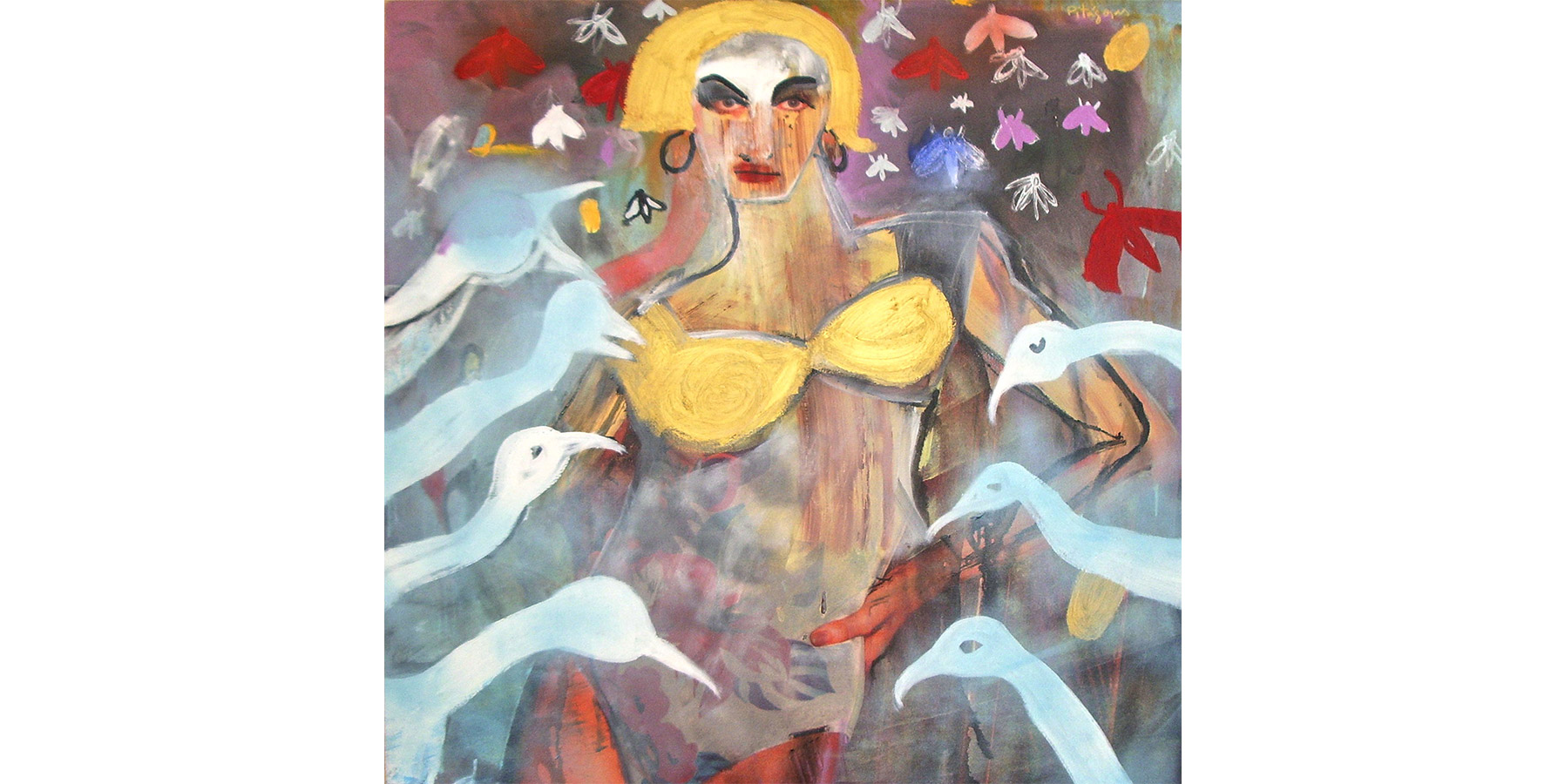 Pitágoras Lopes Acrílica sobre lona vinílica 2009 130x130cm