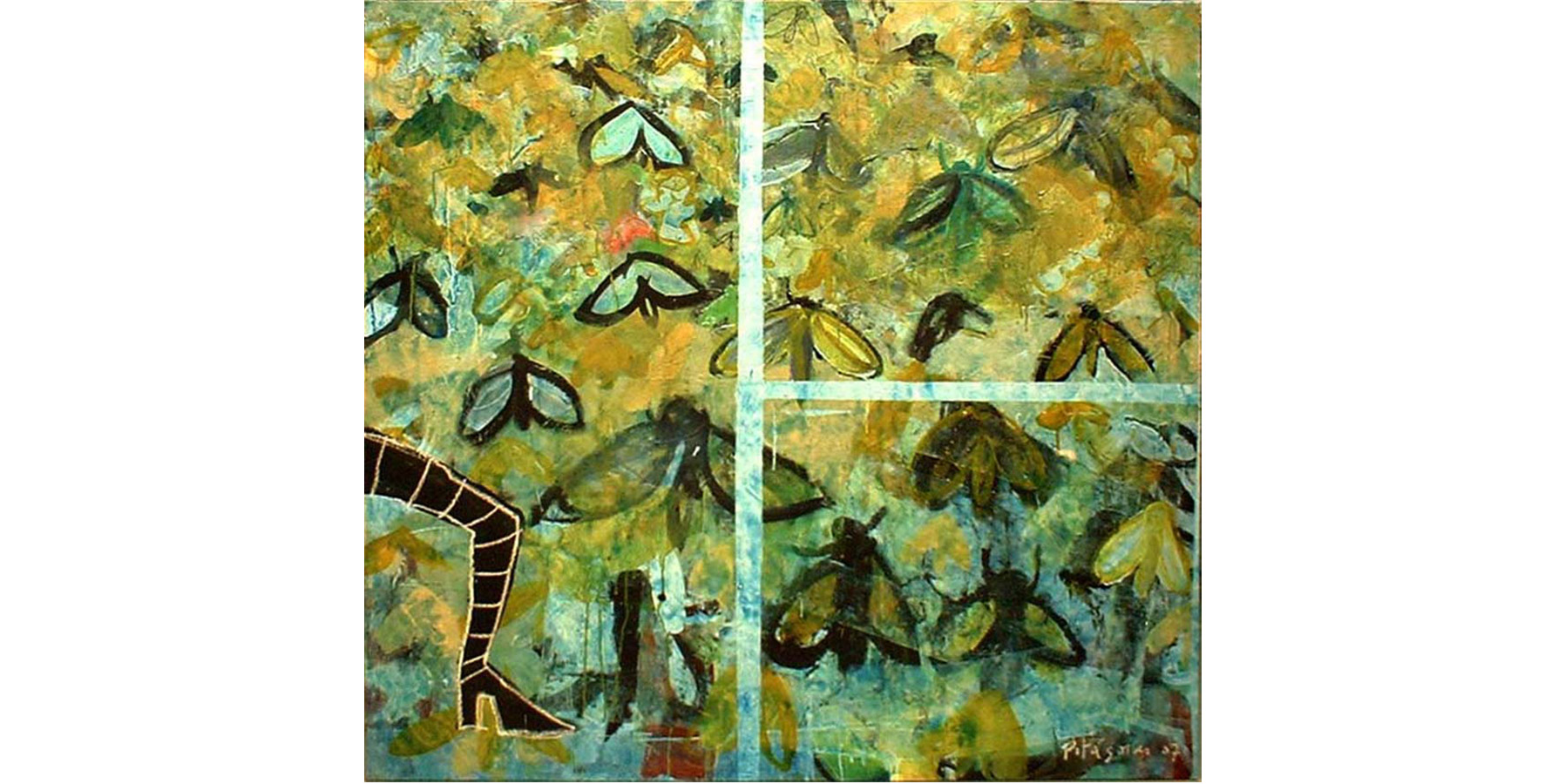 Pitágoras Lopes Acrílica sobre tela 2007 131x140cm