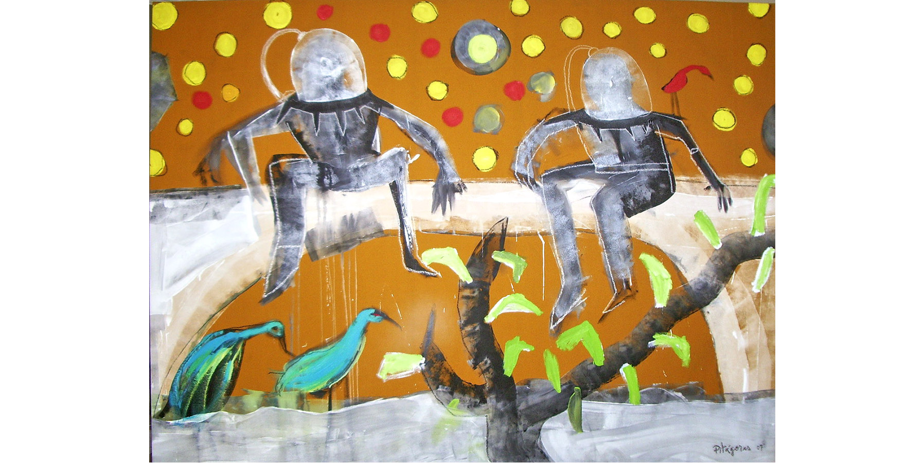 Pitágoras Lopes Acrílica sobre tela 2007 144x194cm