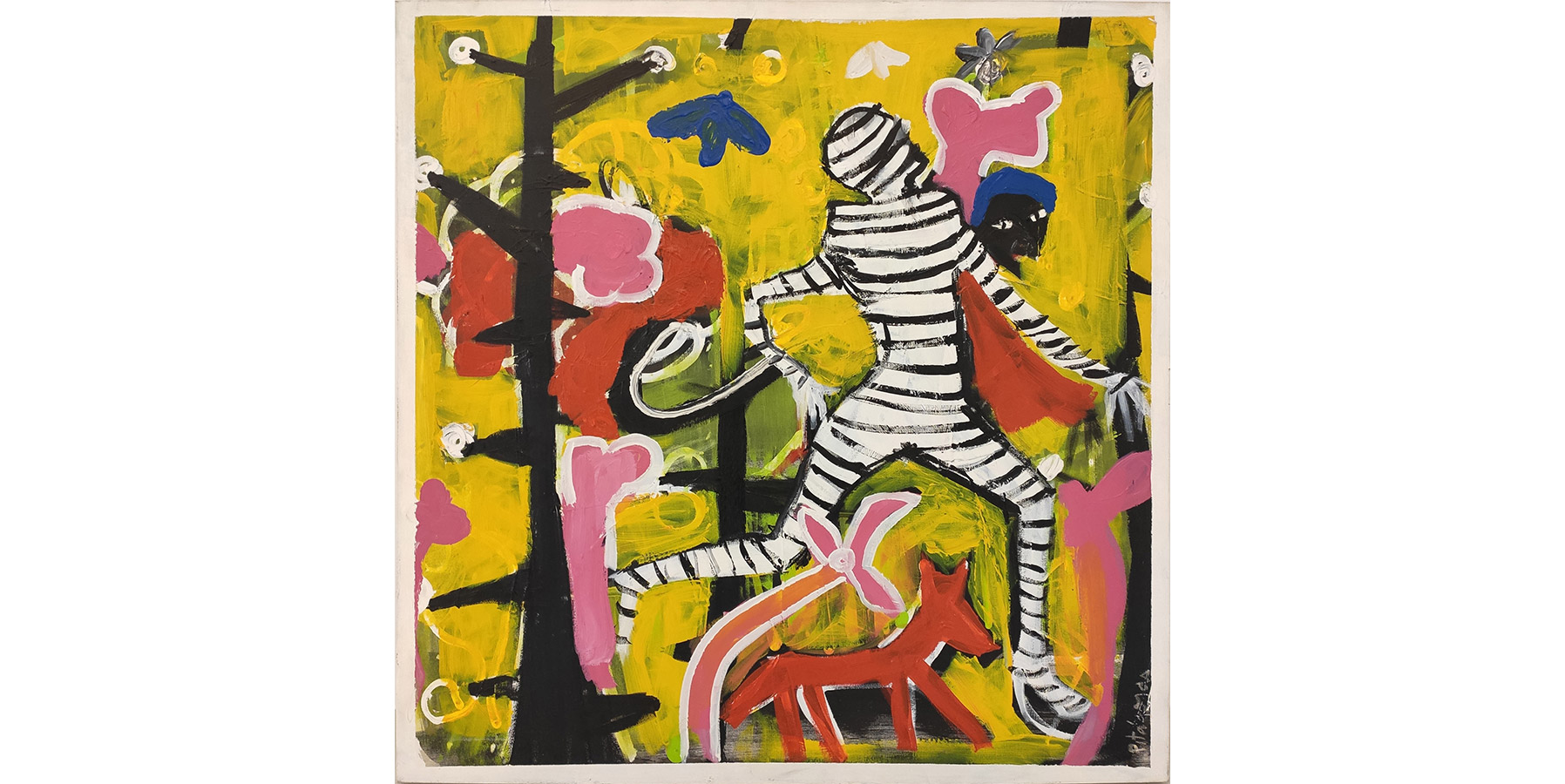 Pitágoras Lopes Acrílica sobre tela 2007 80x80cm