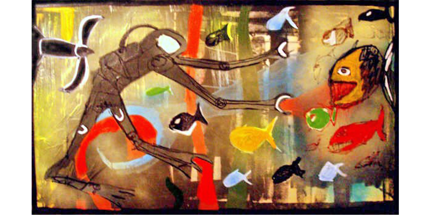 Pitágoras Lopes Acrílica sobre tela 2008 70x120cm