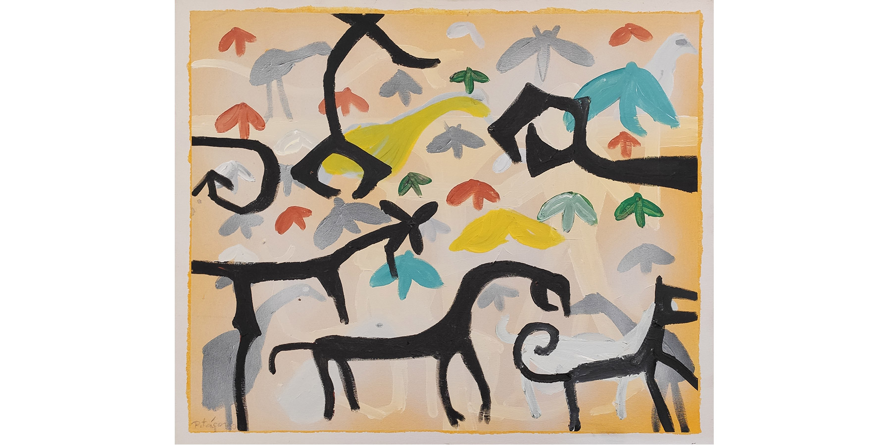 Pitágoras Lopes Acrílica sobre tela 2010 50x60cm