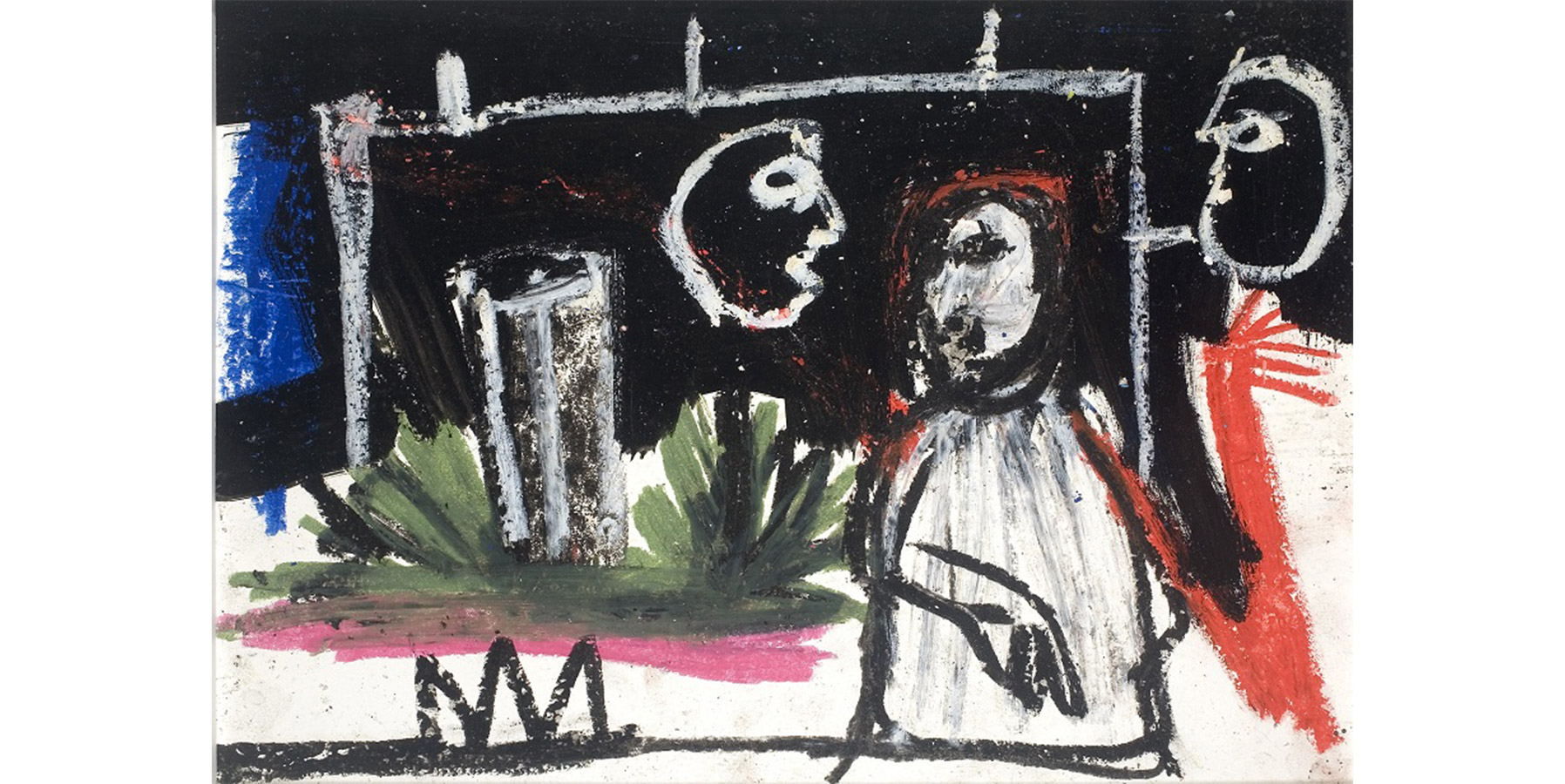 Pitágoras Lopes Técnica mista sobre cartão 30x42cm