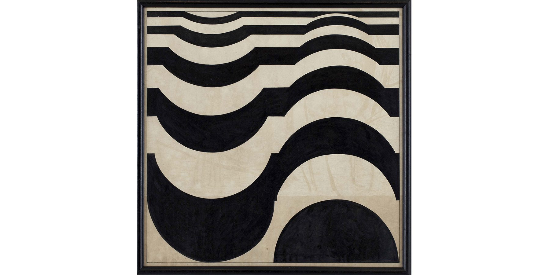 Raul Porto Desenho numero 2 Nanquim sobre cartão 1959 44x44cm