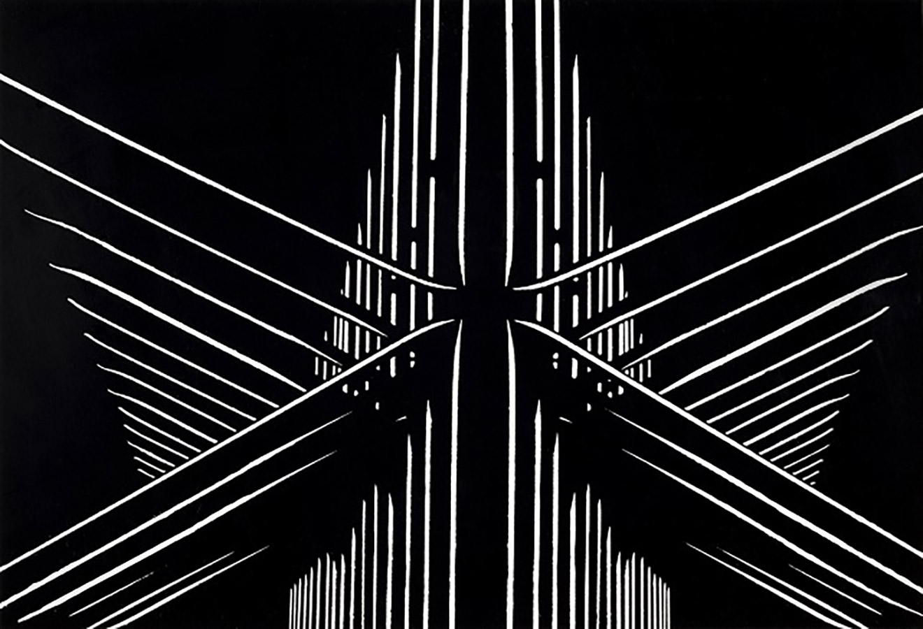 Gunter E. G. Schroeder Sem Título 2 Tiragem 3-15 Tinta Mineral sobre Luster photo Paper 1970 30x42cm