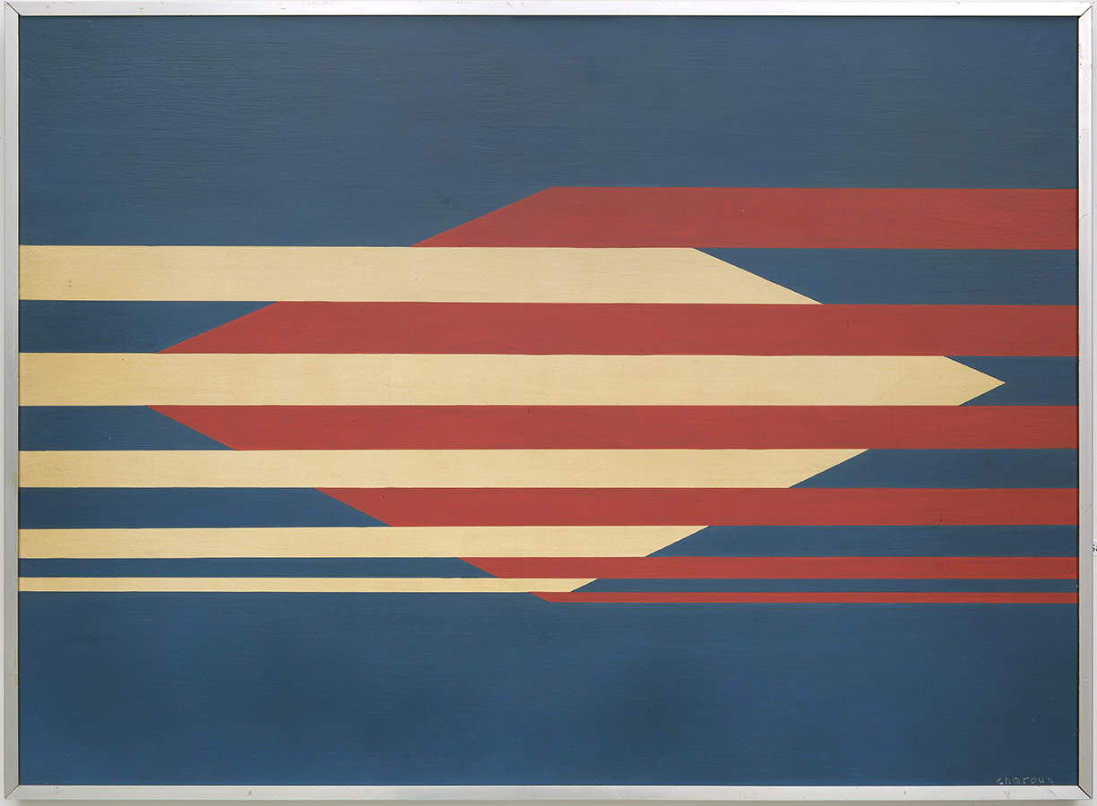 Lothar Charoux Horizontais Tinta óleo sobre madeira Dec 60 52x71cm