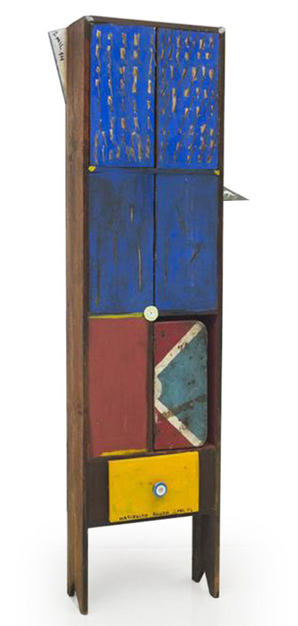 Marinaldo Santos Caixa Prego Técnica Mista 2014 140x36x16cm