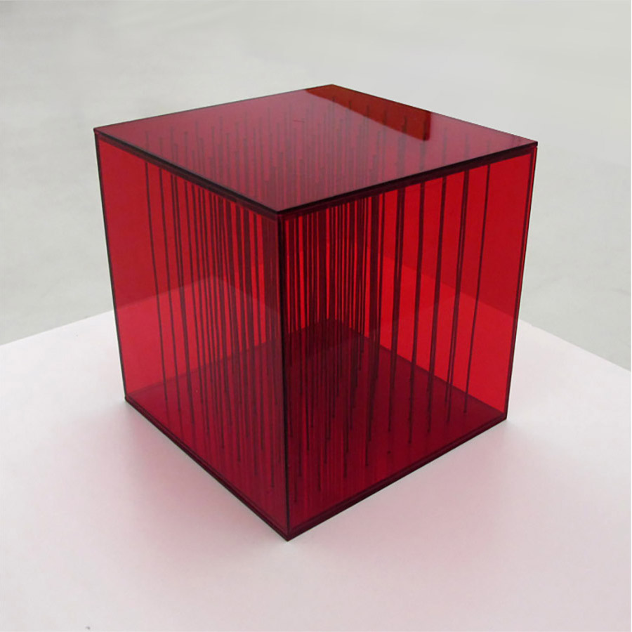 Paulo Roberto Leal Caixa de Acrílica Década 60 20x20x20cm