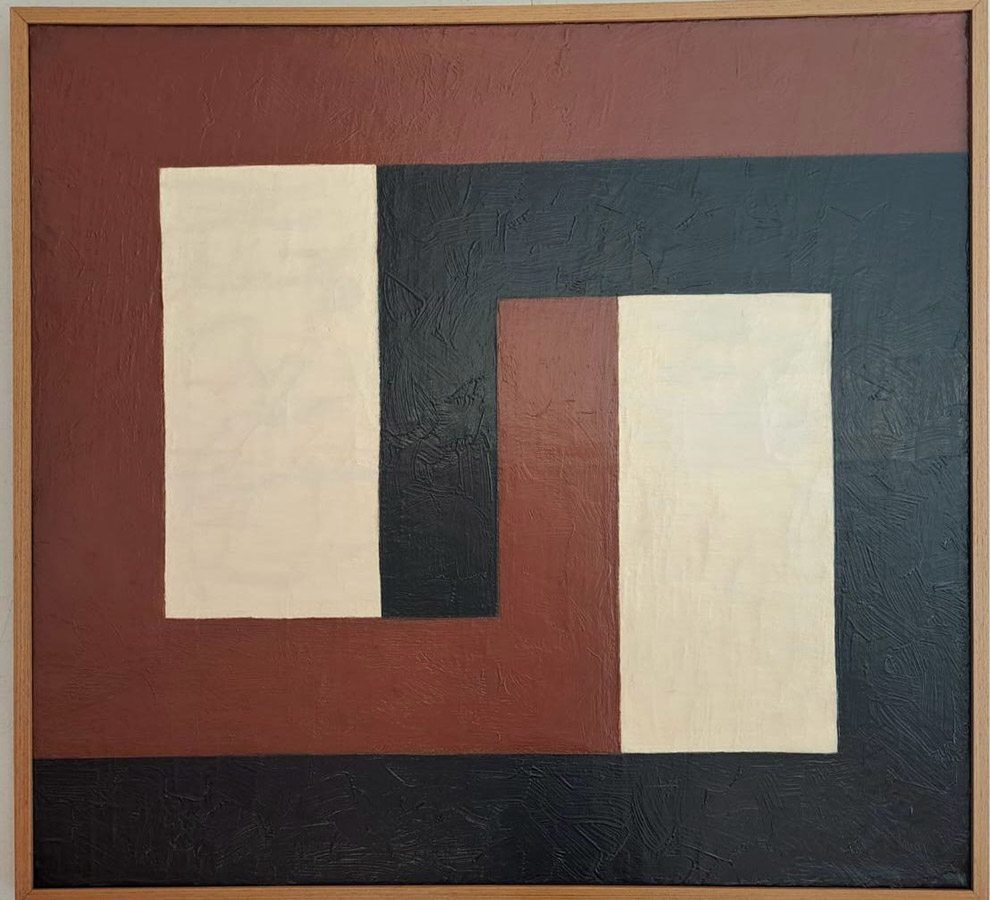 Arnaldo Ferrari Óleo sobre tela Década 50 com moldura 80x86cm sem moldura 76x82cm