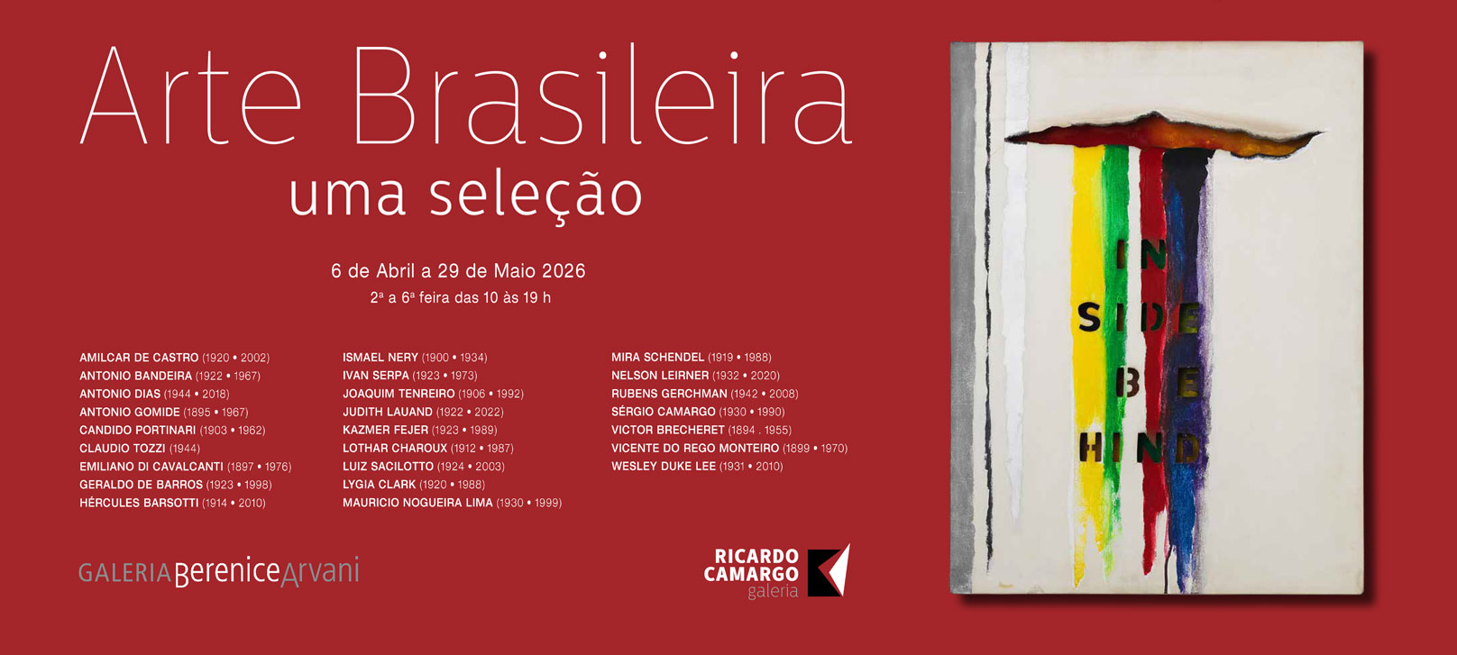 Exposição Arte Brasileira uma seleção